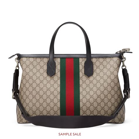 borsa viaggio gucci pelle dottore|Borsa da viaggio in pelle GG in Nero .